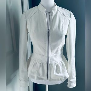 White House Black Market White Jacket Size XXS